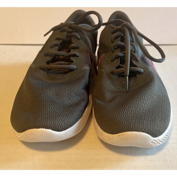 Nike Flex Experience Womens CD0228-002 Iron Grey Pink Size 10W Athletic Shoes - Picture 4 of 10